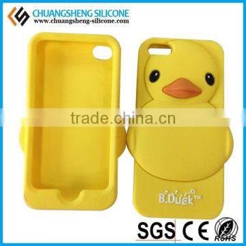 High Quality New Fashion Duck Shape Silicone Phone Cover photo-3
