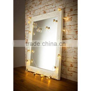 Battery Operated Glass String Warm White Bulb Decorative Light photo-3