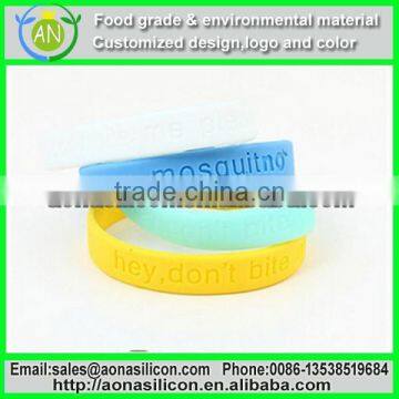 fine quality silicone bracelet manufacturer for a Mosquito repellent application