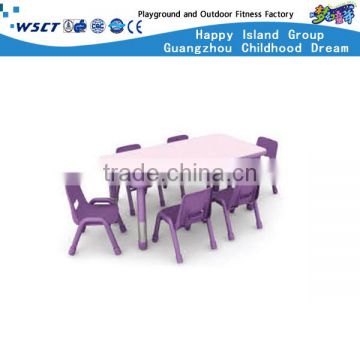 (HC-1707)Children Plastic Rectangle Table School Plastic Furniture gaming table