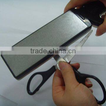 Double sided Diamond scissor Sharpener with plastic handle