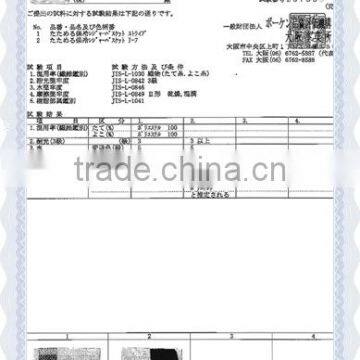 Quality detect report