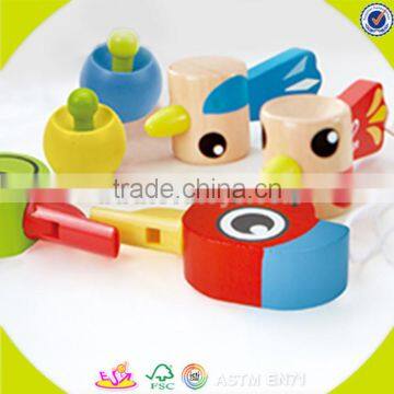 Wholesale Baby Wooden Whistle Toy Fashion Kids Wooden Whistle Toy Popular Children Wooden Whistle Toy W07E003 photo-3