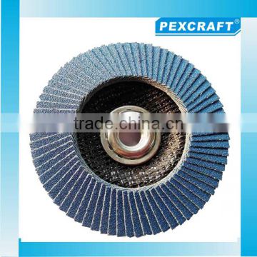 ZIRCONIUM OXIDE FLAP DISCS WITH FIBREGLASS 115mm 4.5" SANDING 40 60 80 120 GRIT