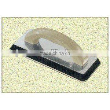 wooden handle aluminium plate rubber plastering trowel