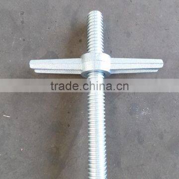 Construction scaffolding adjustable pipe screw jack base