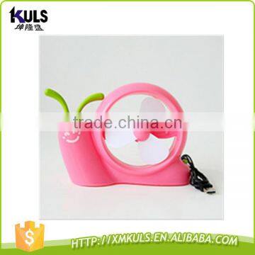 220v Usb Battery Snail Small Fan Lovely Mini Plastic Fan photo-4