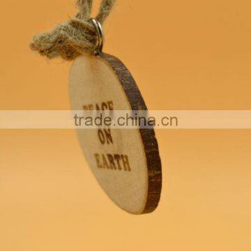 2015 New Design Die Cut Christmas Wood Key Chain photo-5