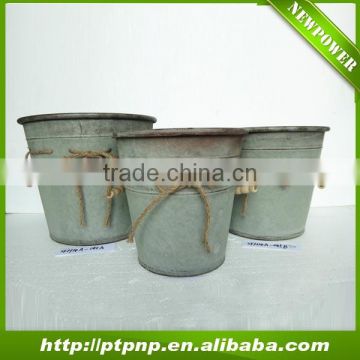 Cheap Zinc flower pot for home and garden