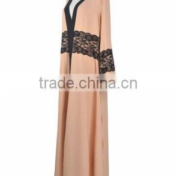 China Clothing Oem Islamic Clothing Dubai Fashion Abaya Designs Abaya Dress Dubai Thobe Dubai Style Abaya photo-3