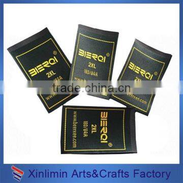 customized beatiful hot customized woven clothing clothing printed tag