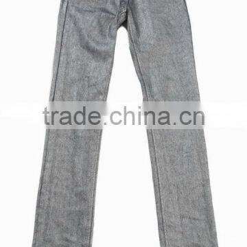 Newest Fashion Denim Jeans Design Capris Dark Color Slim Fit Latest Jeans Pants Girls photo-2