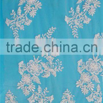 Guangzhou fabric market indian wholesale embroidery bridal lace