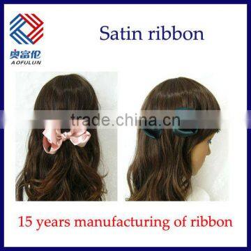 Broadside Double Faced Satin Ribbon for Headdress