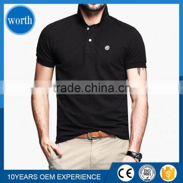 Color Combination Collar Design Polo Shirt for Men with Custom Embroide logo