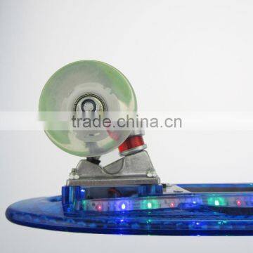 HSJ48 Transparent Original Skateboard LED Flashing Luminous Skateboard Longboard photo-6