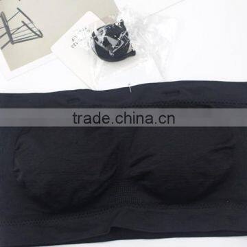 Tube Bra Girl Underwear Removable Straps Padded Tube Top Bra photo-4
