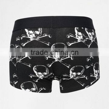 Wholesale Custom Cheap Boxer Briefs Skull Print Cool Boxer/ Brief for Men photo-2