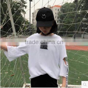 2017 Summer Letters Short Sleeve T-shirt Joker Blazer Female Students photo-3