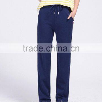 Cotton Soft Breathable Plain no Design Sports Pants for Women photo-5