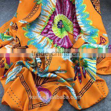 Women 2016 New Fashion Imitated Silk Nations Wind Bohemia Peacock Printed Scarf Small Square Scarves photo-3