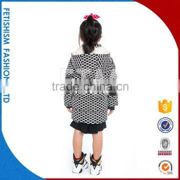 Popular Fancy Cotton Warm Kids Winter Girls New Design Girls Coat photo-3
