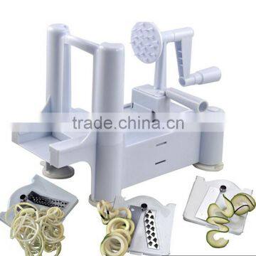 3 In 1 Fruit Peeler Spiral Vegetable Slicer Cutter Shred Kitchen Tools Easy To Clean Mandoline Chopper SpiralizerKnife KC1466 photo-4