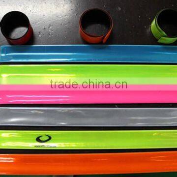 Custom Fluorescent Green Sports Theme Reflective Safety Warning Reflective Band for Promotion photo-4