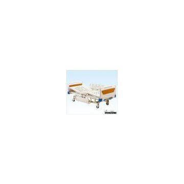 Movable full-fowler Bed with ABS head/foot board(Central Locking) B-5-1    medical bed