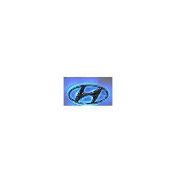 Hyundai Car Badges Logos/Lamp Blue Color