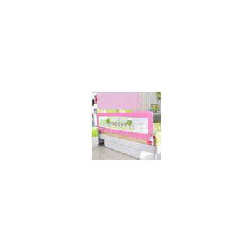 Pink Cartoon Plastic 1.8m Portable Bed Rails Mesh Toddler Bed Rail