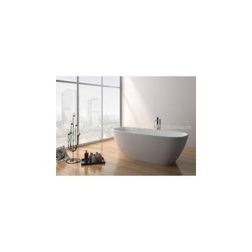 Oval Artificial Stone Bathtub photo-2