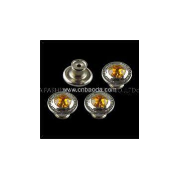 Custom Metal Rhinestone Button for Jeans