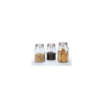 Homeware Glass Canister Set  , kitchen storage jar sets 1L / 1.3L / 1.6L