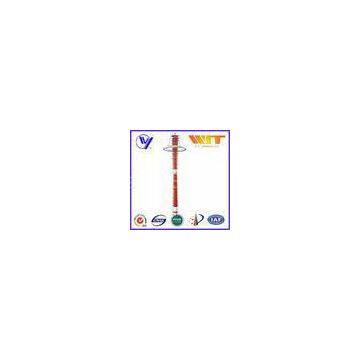 220KV Red Transmission Line Surge Arrester , Composite Polymer Lightning Arrestor