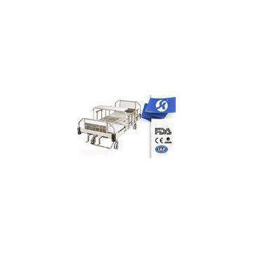 Hospital ABS Bed Platform Manual Medical Equipment Beds With Casters