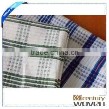 China supplier plain linen wafflle checked tea towel