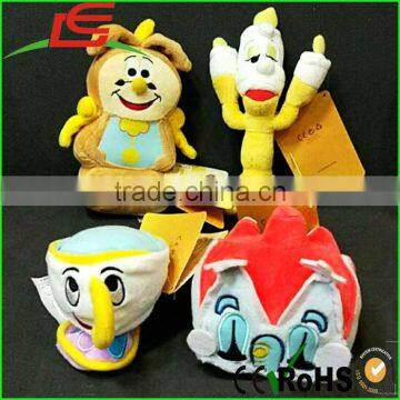 Beauty and the Beast plush stuffed doll teacup candle holder alarm clock