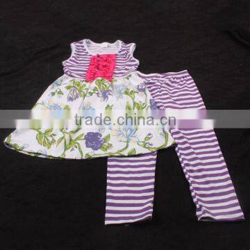 2017 girls summer outfits sleeveless stripe 2 piece outfit girls outfit remake