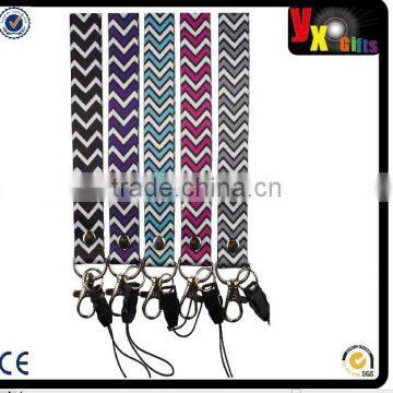 5 PCS Oliveland Chevron Design Lanyards Keychain/ID Badge/cellphone Holder