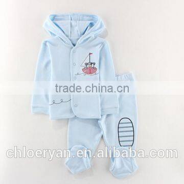 100% cotton long sleeve clothes baby boy body sleep suit