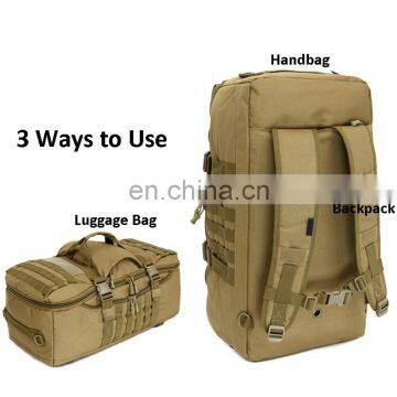 Big Capacity Outdoor Hiking Backpack Military Camouflage Travel Luggage Bag Sports Camping Hunting Training