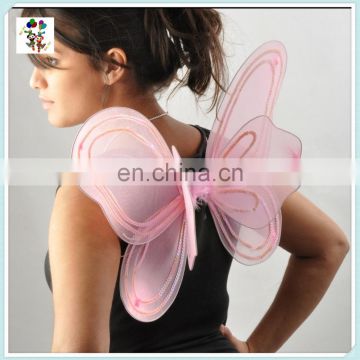 Hen Night Party Adult Fancy Dress Dance Pink Butterfly Fairy Wings HPC-0894