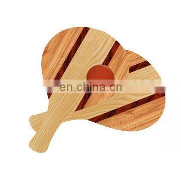 Wholesale Wooden Beach Racket Sale / 2 Beach Paddle With 1 Ball photo-4