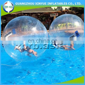 Adult clear plastic inflatable 2m water orb ball