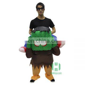 HI Halloween Cosplay Inflatable Ride on Frankenstein Monster Costume