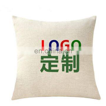 custom any design linen cushion pillow with your logo