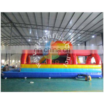 2017 Aier Hot Sale Long Tunnel Water Inflatable Slide photo-3