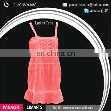 Sleeveless Cotton Women Tops Available for Sale