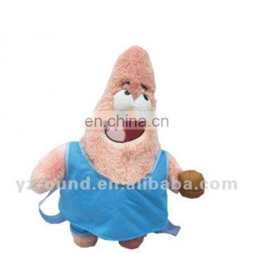 cute corn man plush bag toy